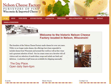 Tablet Screenshot of nelsoncheese.com